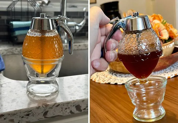 We Bet Winnie The Pooh Would Have Loved One Of These <span Style="Font:inherit;color:#d74b1f;"> No Drip Glass Honey Dispensers </Span>