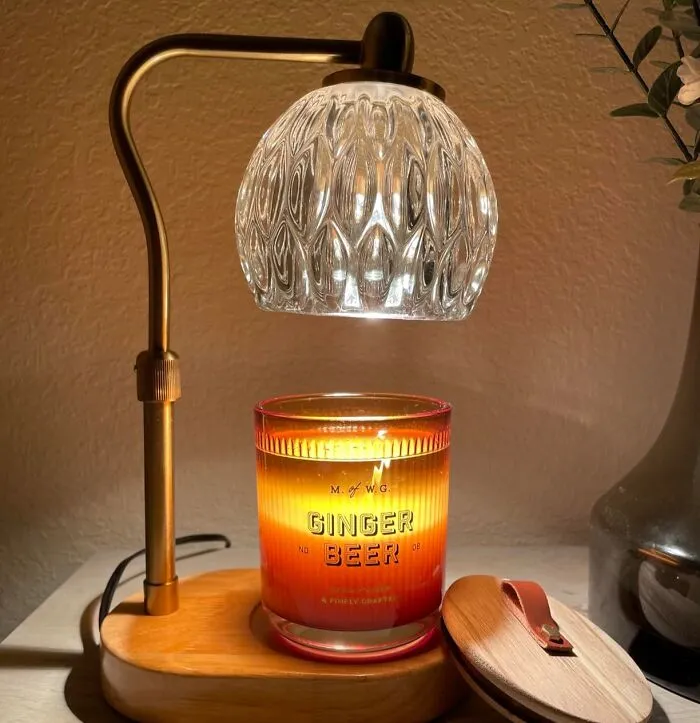 Never Worry About Falling Asleep With A Candle Burning When You Have This <span Style="Font:inherit;color:#d74b1f;"> Candle Lamp With Timer And Dimmer </Span>
