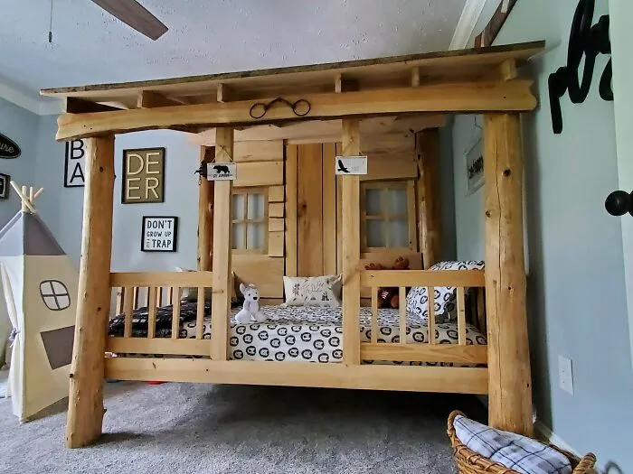 Custom Made Bed For My Son. He Is Beyond Excited