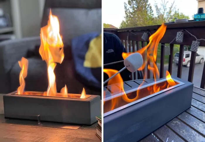 Date Night Just Got Way More Delicious With This <span Style="Font: Inherit; Color: #d74b1f;"> Tabletop Fire Pit Smores Maker Kit</Span>