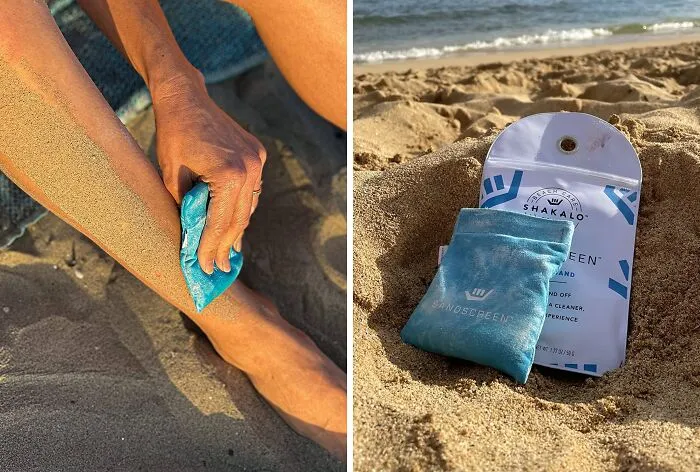 Keep The Sand On The Beach, Not In Your Hair (Or Car, Or House...) With The <span Style="Font: Inherit; Color: #d74b1f;"> Sand Removal Bag</Span>