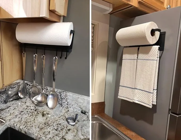 Stick It To Countertop Clutter With The <span Style="Font: Inherit; Color: #d74b1f;"> Magnetic Paper Towel Holder</Span>