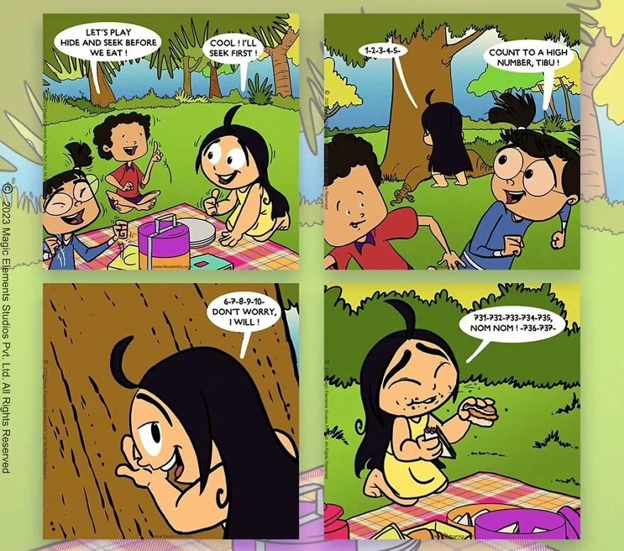 Adventures Of Tibu: 30 Comics About A Spunky Eight-Year-Old Girl By A Talented Artist