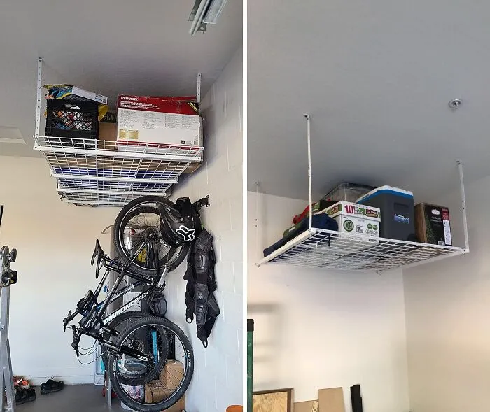 Take Back Your Garage Floor With The <span Style="Font: Inherit; Color: #d74b1f;"> Garage Ceiling Storage Rack</Span>