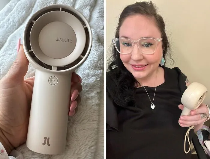 What Can We Say? This <span Style="Font:inherit;color:#d74b1f;"> Handheld Portable Turbo Fan </Span> Will Simply Blow You Away