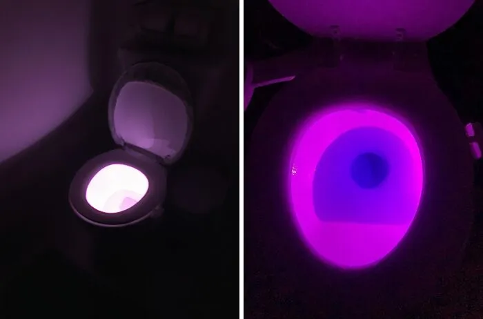 Midnight Bathroom Trips Just Got A Whole Lot More Fun With The <span Style="Font: Inherit; Color: #d74b1f;"> Toilet Night Light</Span>