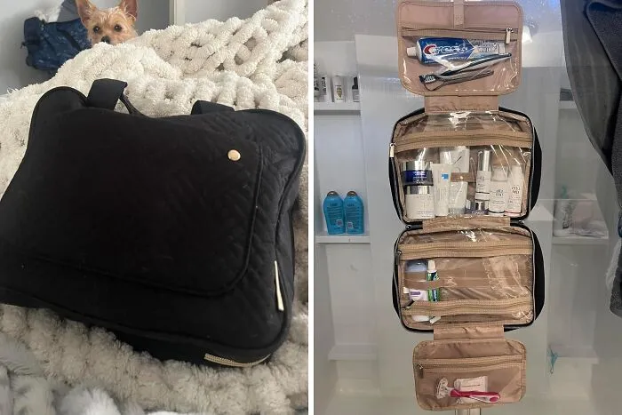 Never Leave Your Favorite Toiletries Behind Again Thanks To The <span Style="Font: Inherit; Color: #d74b1f;"> Foldable Travel Toiletry Bag</Span>