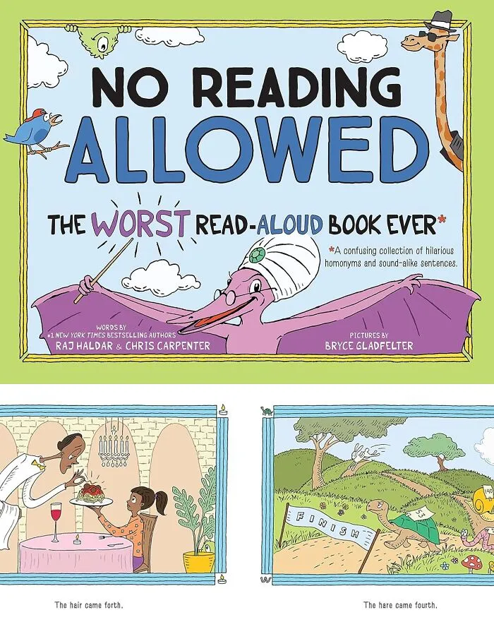  <a Style="Display:inline;" Href="Https://Www.amazon.com/No-Reading-Allowed-Worst-Read-Aloud/Dp/1728206596?pd_rd_w=ebijl&content-Id=amzn1.sym.c51e3ad7-B551-4b1a-B43c-3cf69addb649&pf_rd_p=c51e3ad7-B551-4b1a-B43c-3cf69addb649&pf_rd_r=c161qt9xet9fwbd2fa63&pd_rd_wg=7nwrg&pd_rd_r=adb20baa-4edc-4451-8e03-092691399b7e&pd_rd_i=1728206596&psc=1&linkcode=ll1&tag=bpfox-20&linkid=1bc696fa269727210f34be855418cf7b&language=en_us&ref_=as_li_ss_tl" Target="_blank"><span Style="Font: Inherit; Color: #d74b1f;"> No Reading Allowed</Span>: The Book That Will Make You Question Your Sanity 