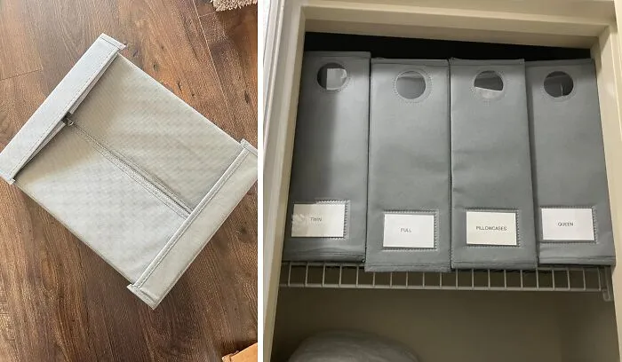 Your Sheets Will Thank You For This Cozy, Organized Home With <span Style="Font: Inherit; Color: #d74b1f;"> Foldable Sheet Organizers</Span>
