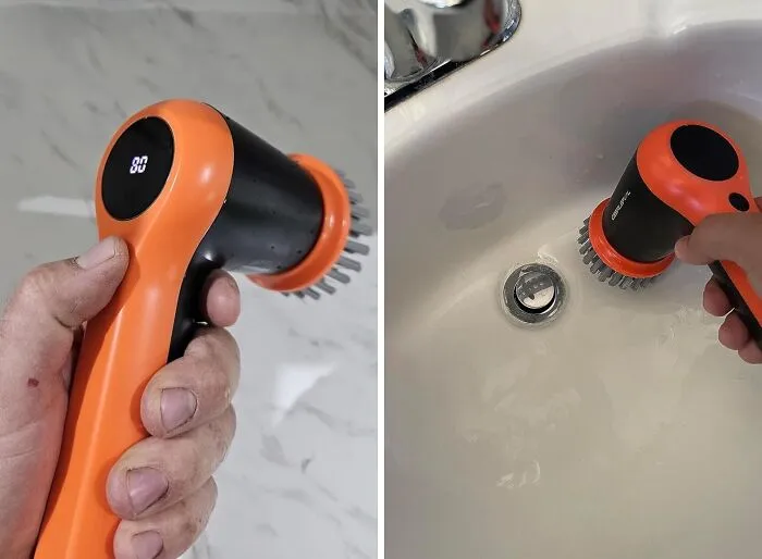 <span Style="Font: Inherit; Color: #d74b1f;"> Electric Spin Scrubber Set</Span>: Your Bathroom's New Cleaning Bestie!