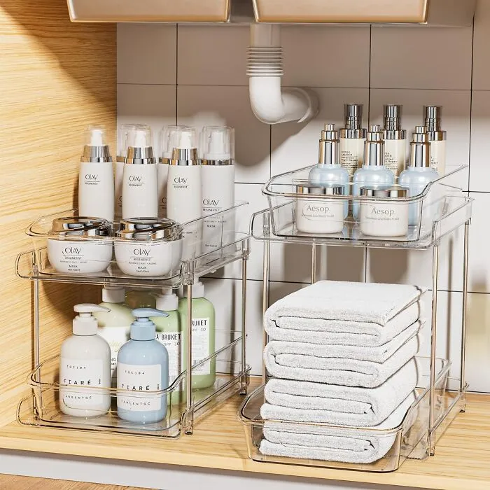 These Stylish <span Style="Font: Inherit; Color: #d74b1f;"> Under Sink Organizers</Span> Will Make Your Products Look Like A Storefront Display