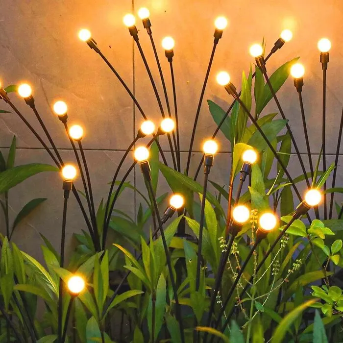 Bring The Magic Of Fireflies To Your Backyard With These <span Style="Font: Inherit; Color: #d74b1f;"> Solar Swaying Garden Lights</Span>