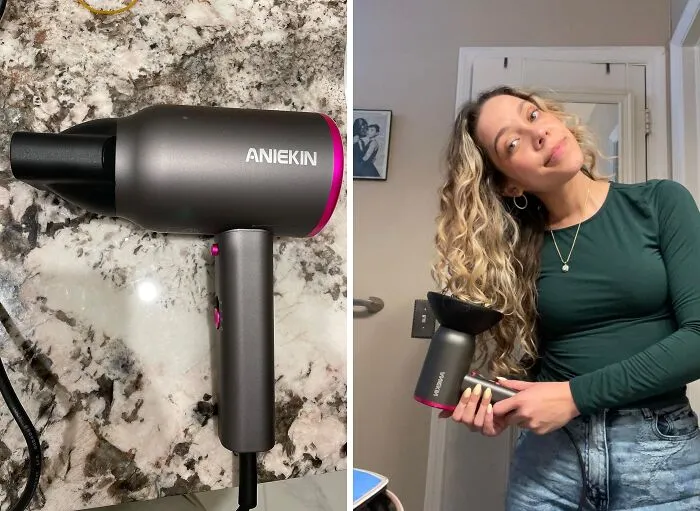 The <span Style="Font:inherit;color:#d74b1f;"> Aniekin Hair Dryer  </Span> Is The Dyson Dupe That Has Everyone Talking