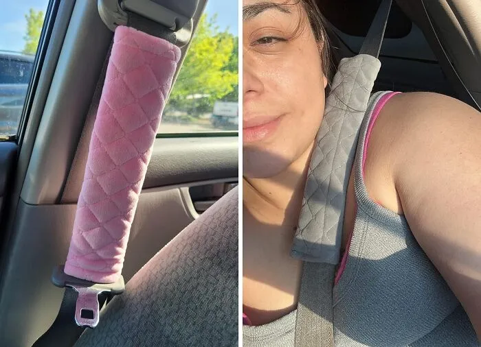 Buckle Up, Buttercup! This <span Style="Font: Inherit; Color: #d74b1f;"> Soft Seat Belt Cover</Span> Is The Ultimate Travel Buddy