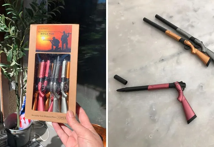 <a Style="Display:inline;" Href="Https://Www.amazon.com/Cool-Gun-Shape-Ballpoint-Pen/Dp/B08vfsk93l?crid=1vis45pkh0b6o&dib=eyj2ijoimsj9.vjivjgre5swcagffqtvqofxcrutm3rlce3xmorserf99fvxs-H401prdnjk5o8xx3xolhfuadfrtifqm4inftdweq_dqrhfafaarnjtbwxm6-Mxy6u9jvlzg_juisexjv-3yof1dd69eee7aksovxkxb7fdbsyz67pjjsovhz0fs_c3-Jjclrbmh12wgsjej0ktokc7vlgxpulc3dgxgsd5n3flflwifuzrvciyozh15f2wf5cmhofcu-2arqbsdhcmxz8dud-9w2zcxygi_juznnf-Ynp-E5x44rgpnymm.4vuyxxyy0zljchbpmu1eqxwwdov9qtdaa1dzmt8qcay&dib_tag=se&keywords=novelty%2boffice&qid=1718777946&sprefix=novelty%2boffice%2caps%2c184&sr=8-69&th=1&linkcode=ll1&tag=bpturtle-20&linkid=dc7234469691d924e61d01d2b9baf03c&language=en_us&ref_=as_li_ss_tl " Target="_blank"> <span Style="Font: Inherit; Color: #d74b1f;"> Gun Shape Ballpoint Pens</Span>: Write With A Bang!