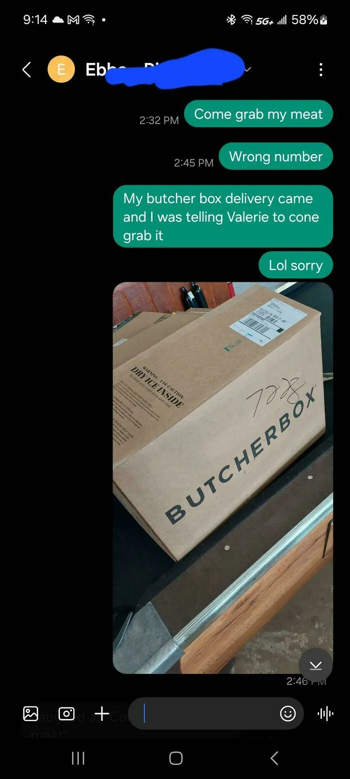 Accidentally Told My Boss To "Come Grab My Meat" Instead Of My Wife