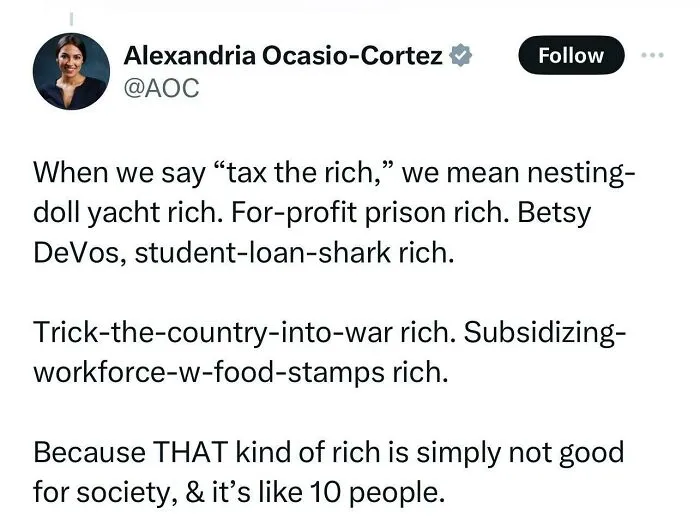 Taxing The Rich Is Our Best Solution Until We Can End Capitalism In This Country