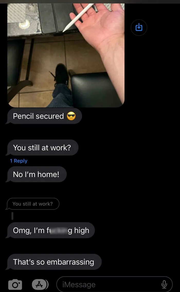 My Boyfriend Responding To His Own Message Lol