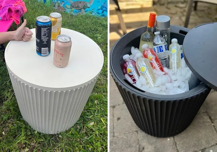 The <span Style="Font: Inherit; Color: #d74b1f;"> Outdoor Cooler Side Table</Span> Is The Multitasking Marvel That Keeps Your Drinks Cool And Your Patio Chic