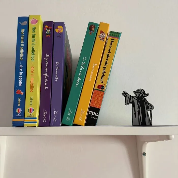 This <span Style="Font: Inherit; Color: #d74b1f;"> Yoda Bookend</Span> Uses The Force To Keep Your Bookshelf Organized (No Jedi Mind Tricks Required)