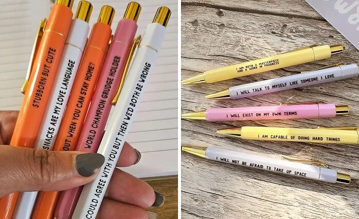 Spice Up Your Stationery Game With These <span Style="Font: Inherit; Color: #d74b1f;"> Hilarious Pens</Span>