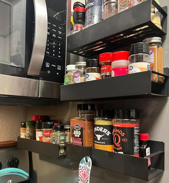 The <span Style="Font: Inherit; Color: #d74b1f;"> Magnetic Spice Storage Rack Organizer</Span> Is A Must-Have For Any Home Cook Who Wants A Tidy And Efficient Kitchen