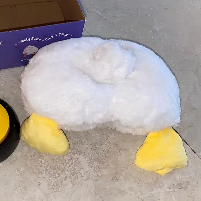 This <span Style="Font: Inherit; Color: #d74b1f;"> Farting Duck Butt Plush</Span> Will Have Your Dog Rolling On The Floor Laughing
