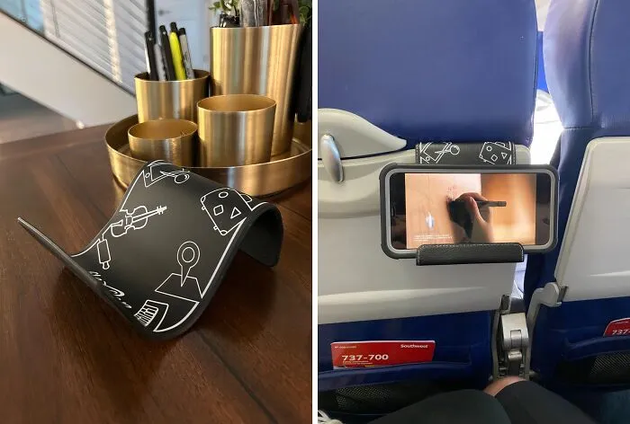 From Bed To Plane, The <span Style="Font: Inherit; Color: #d74b1f;"> Cellphone And Tablet Stand </Span> Is The Ultimate Travel Companion For Hands-Free Entertainment 