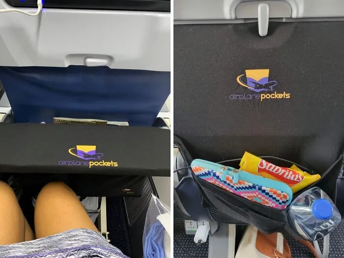 Ditch The Germy Tray Table And Upgrade Your Flight With The <span Style="Font: Inherit; Color: #d74b1f;"> Airplane Tray Table Storage Organizer & Cover</Span>