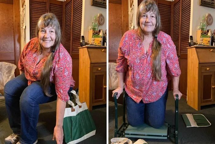 Give Your Knees And Back A Break With The <span Style="Font: Inherit; Color: #d74b1f;"> Heavy Duty Foldable Gardener Stool And Kneeling Pad</Span>, The Perfect Companion For Any Gardening Enthusiast