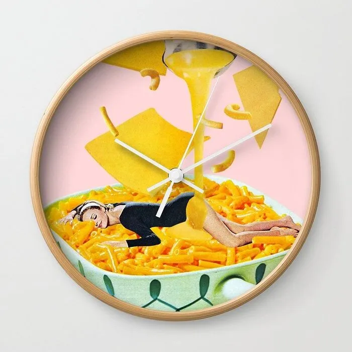 Time To Get Cheesy:  This <span Style="Font: Inherit; Color: #d74b1f;"> Wall Clock</Span> Will Make You Smile