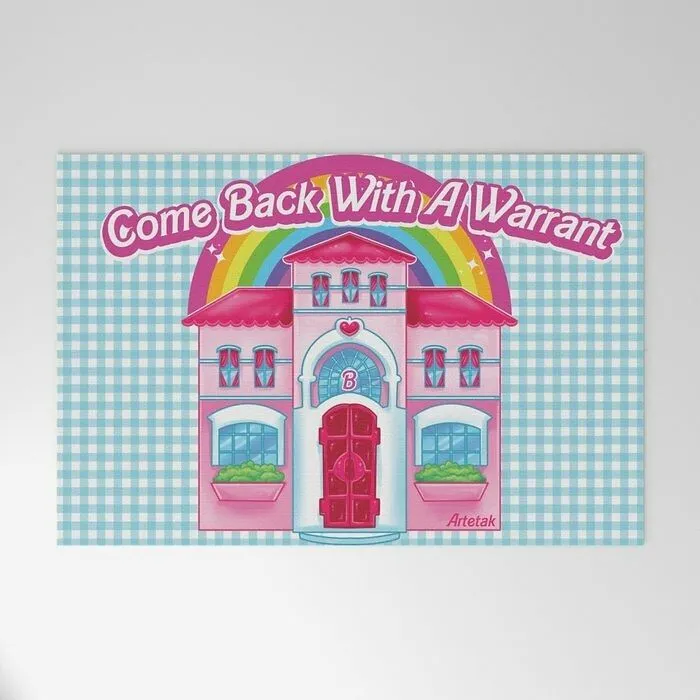 <span Style="Font: Inherit; Color: #d74b1f;"> Come Back With A Warrant Welcome Mat</Span>: This Barbie Dreamhouse Is A Law-Abiding Zone