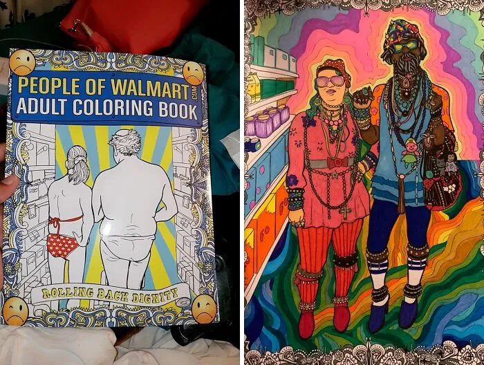 "<span Style="Font: Inherit; Color: #d74b1f;"> People Of Walmart Adult Coloring Book</Span>": Because Sometimes Reality Is Stranger Than Fiction