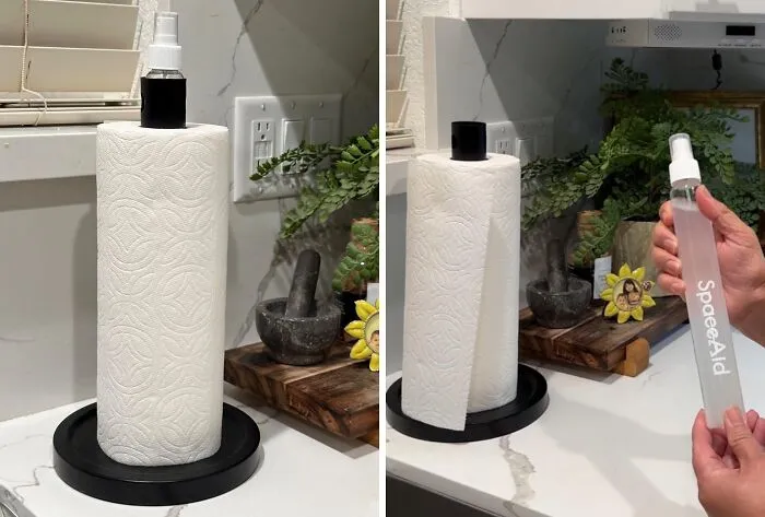 This   <a Style="Display:inline;" Href="Https://Www.amazon.com/Spaceaid-Countertop-Holders-Papertowels-Bathroom/Dp/B0c4gn2ftk?ascsubtag=srctok-0ae890061f90b9d7&btn_ref=srctok-0ae890061f90b9d7&crid=3vwer5xw9bdm9&dib=eyj2ijoimsj9.evnv7ok8x0bls0uqp10rwqktxtmout8dpd4qcd-6soabrvgi2sre7x8zacfltriwzticusb7dh0ssrda3qnj-Vtzg6aw7af3u2p19zzxtrhutsnqnnfm8zr0jyndp1srgz65i0vtyjwxcb_9j1n9z5gnhrr2apn596cqdppgisxdvzr3zi3ulbdjeq49ja3j1jv6w0jbjgglwshhdkvblepciqzplyh4cgo8cdbs5mzix1yfxtinashhrivk80bvzuppnct8runqg15ah3p5dpae7pexo547meqah6lorjq.rhwinmcpq4aiax3spmkxer2zeuty96z7yx-7uk-_tme&dib_tag=se&keywords=simplehuman%2bpaper%2btowel%2bholder%2bwith%2bspray%2bbottle%2bin%2bcenter&qid=1719237707&sprefix=simplehuman%2bpaper%2btowel%2bholder%2bwith%2bspray%2bbottle%2bin%2bcenter%2caps%2c83&sr=8-3-Spons&sp_csd=d2lkz2v0tmftzt1zcf9hdgy&th=1&linkcode=ll1&tag=bpelephant-20&linkid=95388e1e69e015657a67b0ce6100e9ae&language=en_us&ref_=as_li_ss_tl" Target="_blank"><span Style="Font: Inherit; Color: #d74b1f;"> 2-In-1 Paper Towel Holder With Spray Bottle</Span> Is A Cleaning Power Couple