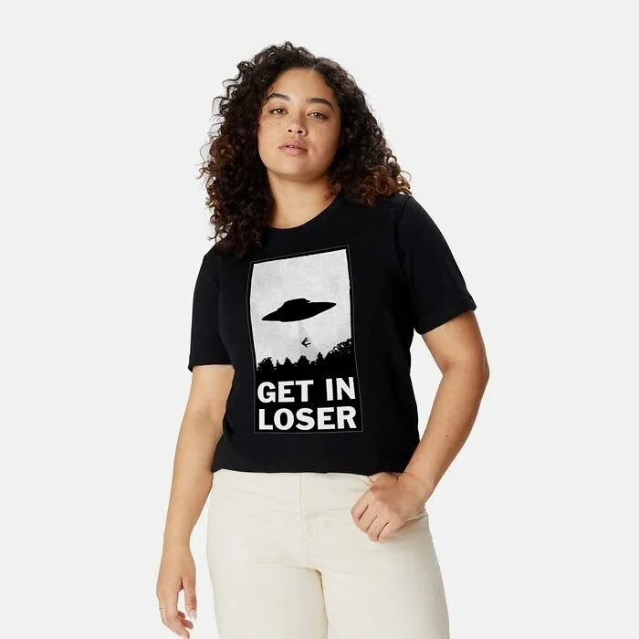 <span Style="Font: Inherit; Color: #d74b1f;"> Get In Loser T-Shirt</Span>: Warning: This Shirt May Attract Ufos (And Weird Looks From Your Friends