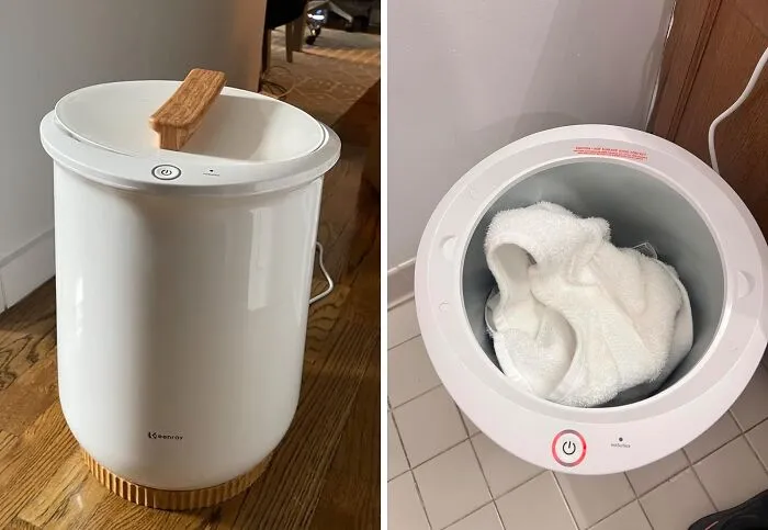 Want To Step Out Of The Shower Into A Warm Embrace? The   <a Style="Display:inline;" Href="Https://Www.amazon.com/Keenray-Bathroom-Oversized-Bathrobes-Blankets/Dp/B08gcfwbhm?ie=utf8&linkcode=ll1&tag=bpgoose-20&linkid=c643a5e3e84733c76fd9ee2fe5d74708&language=en_us&ref_=as_li_ss_tl" Target="_blank"><span Style="Font: Inherit; Color: #d74b1f;"> Bucket Style Towel Warmer</Span> Will Make Every Day Feel Like A Spa Day