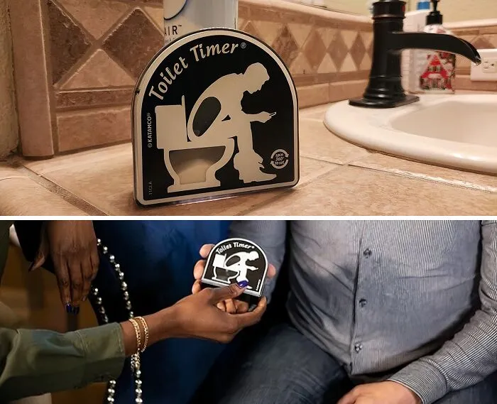 Everyone Knows Someone Who Could Do With A   <a Style="Display:inline;" Href="Https://Www.amazon.com/Toilet-Timer-By-Katamco-Classic/Dp/B07ct6dyfg?crid=3fo48tvqng6bc&dib=eyj2ijoimsj9.m-L66jic5xnoppt2ky39pwt3dre90y24rudlsnws3qzi11hqhvuyrxxo26qsnl4a51a6bx8px1veikxfzdyoicpajcqbdpebrcebzdbhe5ow15vdjcva3-Re4uocwd65dccc7izzhfjkghtaglgurk8mqmudxpbcv8aszjcdtxrk4gja3idqtczytj9jail2qq_fywot3twycex4eumkm2qsbor6w6udqa963ltfxlv58d6myvuon3kemozmbme8vy1rzjl_9badymsgooaftws8rmcugscscc0e3cozmda.vll-Qbavxf8h783ynck5qw0crrd9vtsp7jiulfh9b5o&dib_tag=se&keywords=weird+stuff&qid=1719404828&sprefix=weir%2caps%2c304&sr=8-179&linkcode=ll1&tag=bpyak-20&linkid=be672ab560f602d0add0ecd88d5fdae9&language=en_us&ref_=as_li_ss_tl" Target="_blank"><span Style="Font: Inherit; Color: #d74b1f;"> Toilet Timer</Span> To Cut Those Bathroom Breaks Short