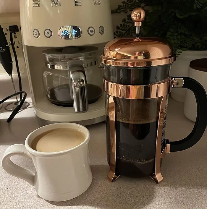 Brew A Bolder Cup With The   <a Style="Display:inline;" Href="Https://Www.amazon.com/Dp/B00008xewg?ascsubtag=5751171%2c9%2c37%2cd%2c0%2c0%2c0%2c900%3a2%3b974%3a3%3b1125%3a1%3b1242%3a1%2c15994551%2c0%2c0%2c0&btn_ref=srctok-966e927190fb4cb5&th=1&linkcode=ll1&tag=bpraccoon-20&linkid=6ed8780a2a8332486b6fdbc0ea2c9690&language=en_us&ref_=as_li_ss_tl"_blank"><span Style="Font: Inherit; Color: #d74b1f;"> Bodum French Press Coffee Maker</Span>
