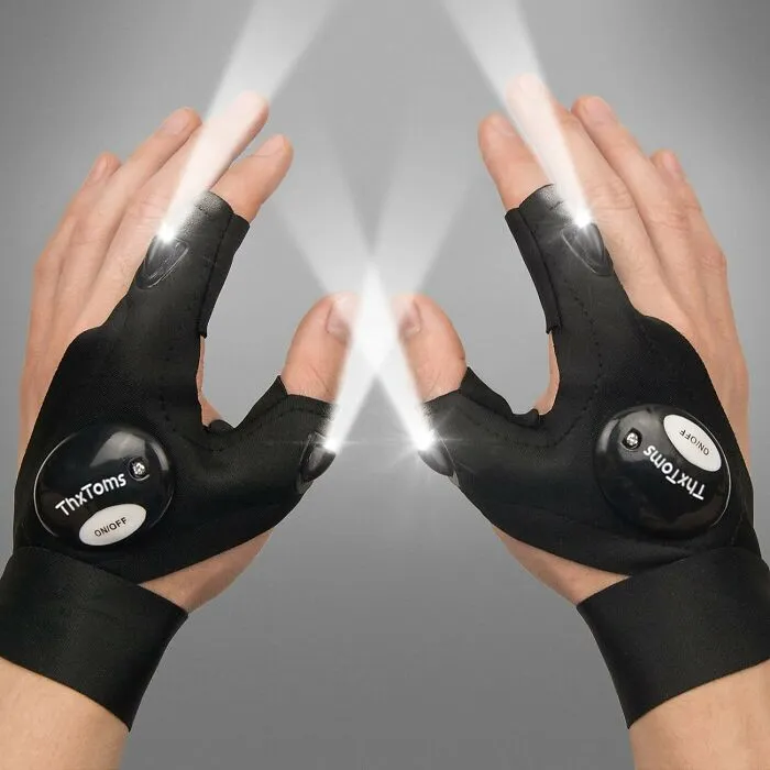 Get Him These <span Style="Font:inherit;color:#d74b1f;"> LED Flashlight Gloves </Span> So You Don't Have To Hold The Torch Anymore