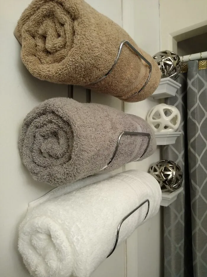 Your Towels Deserve Better Than The Back Of The Door - Give Them A <span Style="Font: Inherit; Color: #d74b1f;"> Mounted Towel Rack</Span>