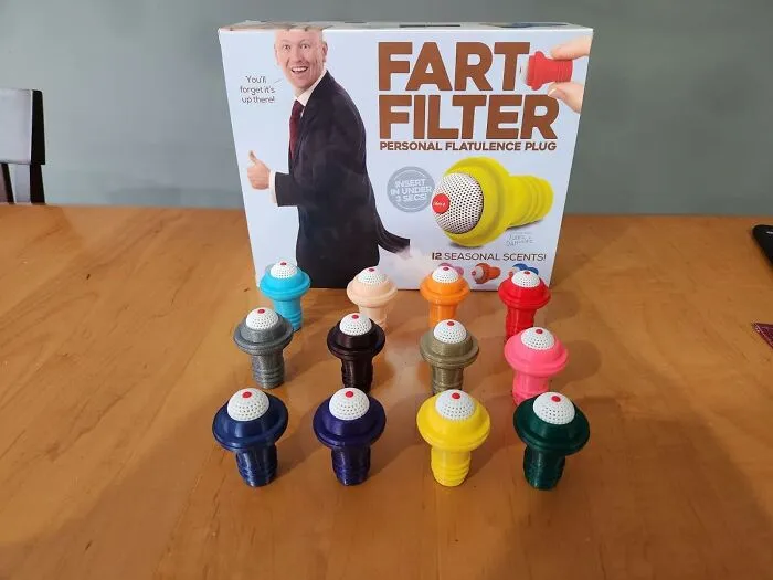 <a Style="Display:inline;" Href="Https://Www.amazon.com/Prank-Pack-Roto-Wipe-Prank/Dp/B07gvp2skg?ie=utf8&th=1&linkcode=ll1&tag=bppelican-20&linkid=019b16c3f53739a7ec1603415b5e3e25&language=en_us&ref_=as_li_ss_tl " Target="_blank"> Everyone Knows Someone Who Could Use A <span Style="Font:inherit;color:#d74b1f;"> Fart Filter </Span>