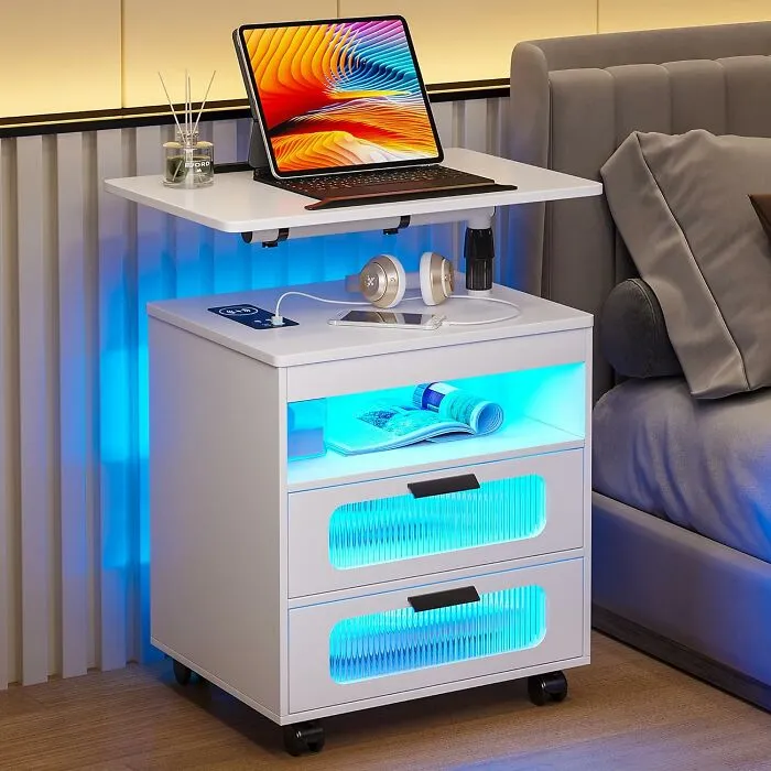 If You Life Isn't Tech Filled Enough For Your Liking, Try Out This <a Style="Display:inline;" Href="Https://Www.amazon.com/Dp/B0cg97zd7g?asc_item-ID=amzn1.ideas.2yr8gctidfsf4&th=1&linkcode=ll1&tag=bpsquid-20&linkid=73f6e2d9d04bc4322a43c9ceec8bc3d2&language=en_us&ref_=as_li_ss_tl" Target="_blank"><span Style="Font:inherit;color:#d74b1f;"> Nightstand With Wireless Charging Station </Span> For Size
