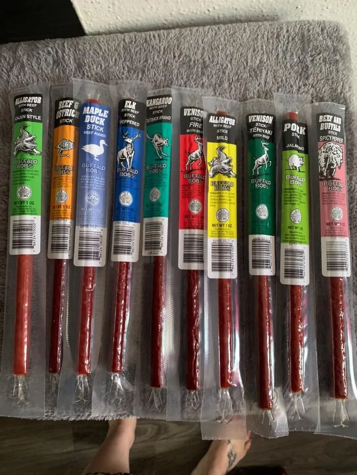 <span Style="Font:inherit;color:#d74b1f;"> Buffalo Bob's Wild Game Meat Snacks </Span> Put Slim Jims To Shame When It Comes To Exotic Flavors