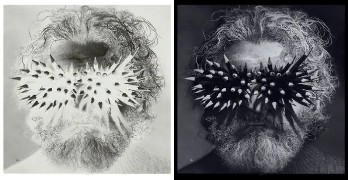 "The Artist Parts #1 And Part #2 Diptych" By Marshall Harris