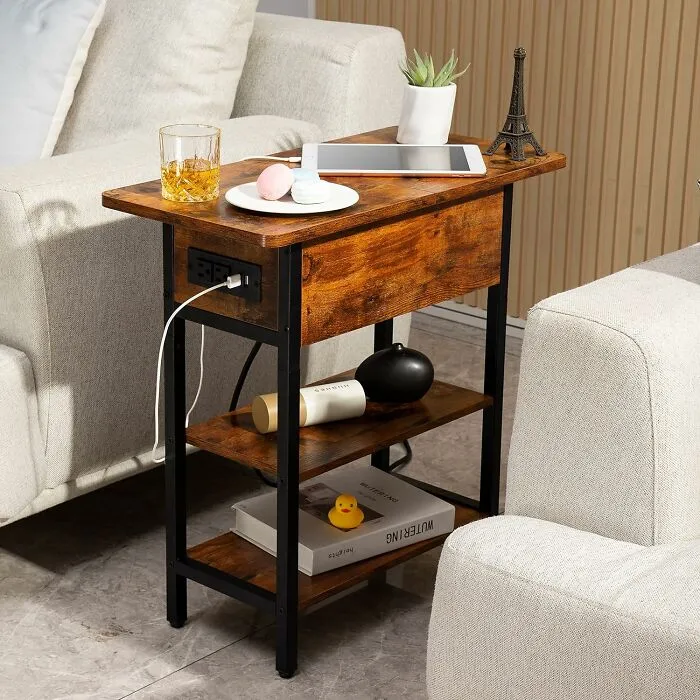 Power Up Your Relaxation Game With The <span Style="Font: Inherit; Color: #d74b1f;"> Side Table With Charging Station</Span>