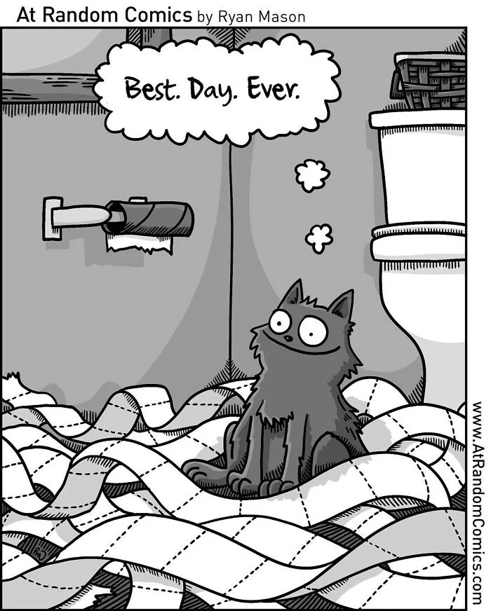 “At Random Comics”: 36 Witty Single-Panel Cartoons By This Artist (New Pics)