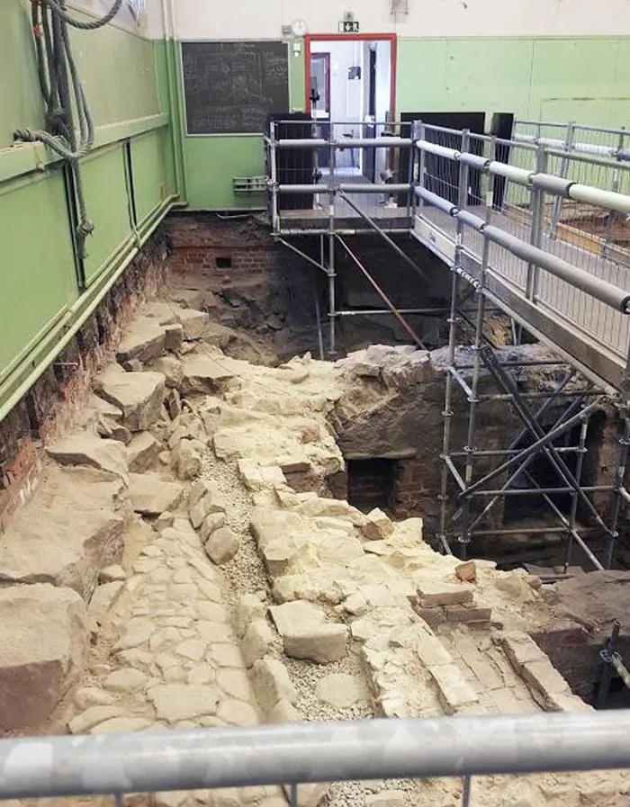 These Medieval Ruins Were Randomly Found Under A School Gym Hall. The School Was Founded In 1276 And Is The Oldest School In Finland