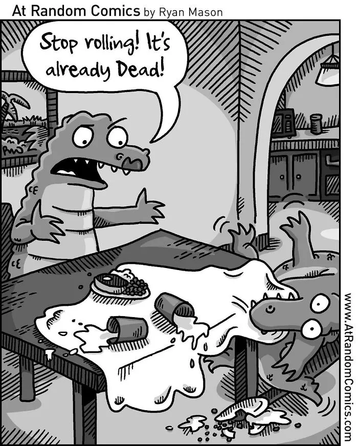 “At Random Comics”: 36 Witty Single-Panel Cartoons By This Artist (New Pics)