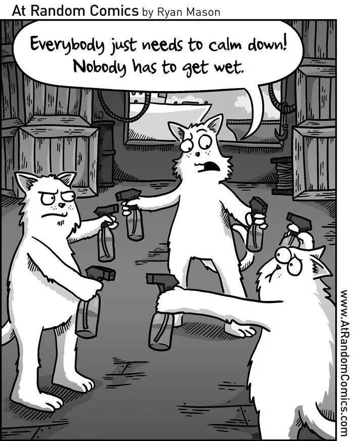 “At Random Comics”: 36 Witty Single-Panel Cartoons By This Artist (New Pics)