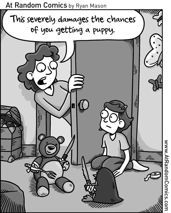 “At Random Comics”: 36 Witty Single-Panel Cartoons By This Artist (New Pics)